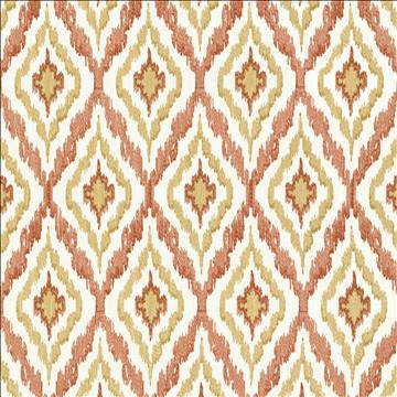 City Dreams Coral by Kasmir Designer Fabric 1450 73% Polyester 27% Cotton INDIA 30,000 Wyzenbeek Double Rubs H: 4 2/8 inches, V: 9 2/8 inches 54 - Swanky Fabrics - Kasmir