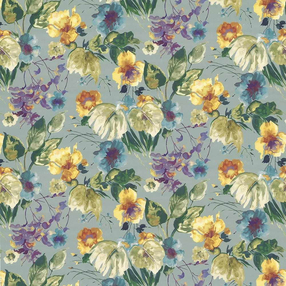 Claranden South Seas  by Kasmir Designer Fabric 1436 100% Cotton
 SOUTH KOREA 25,000 Wyzenbeek Double Rubs Horizontal: 54 inches and Vertical: 27 inches 54  - Swanky Fabrics -