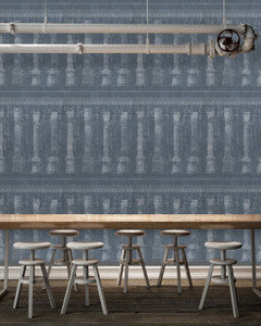 Mind The Gap Wallpaper COLONNADE Blue Premium Wallpaper (WP20023)