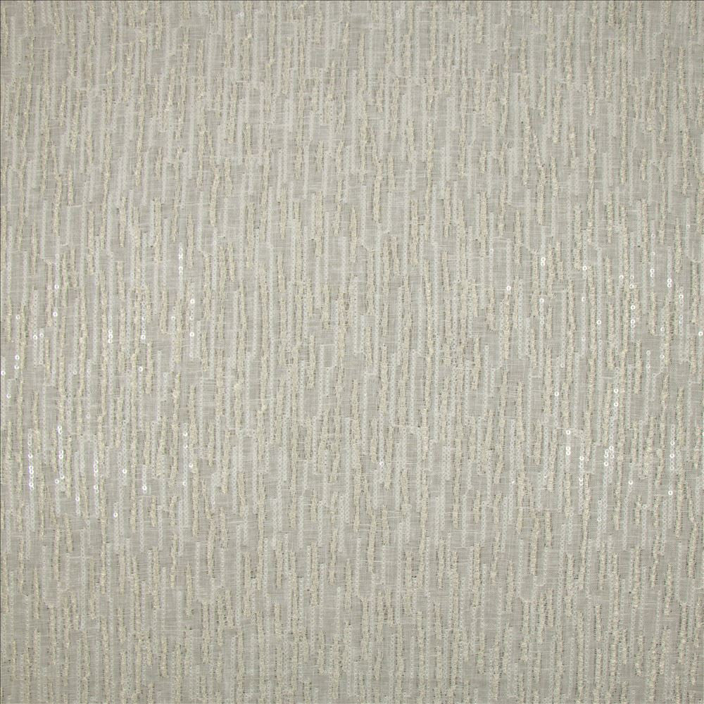 Constellation Pearl by Kasmir Designer Fabric 5157 54% Linen 32% Cotton 14% Polyester INDIA Not Tested Horizontal: 4 3/8 inches and Vertical: 9 4/8 inches 54 - Swanky Fabrics -
