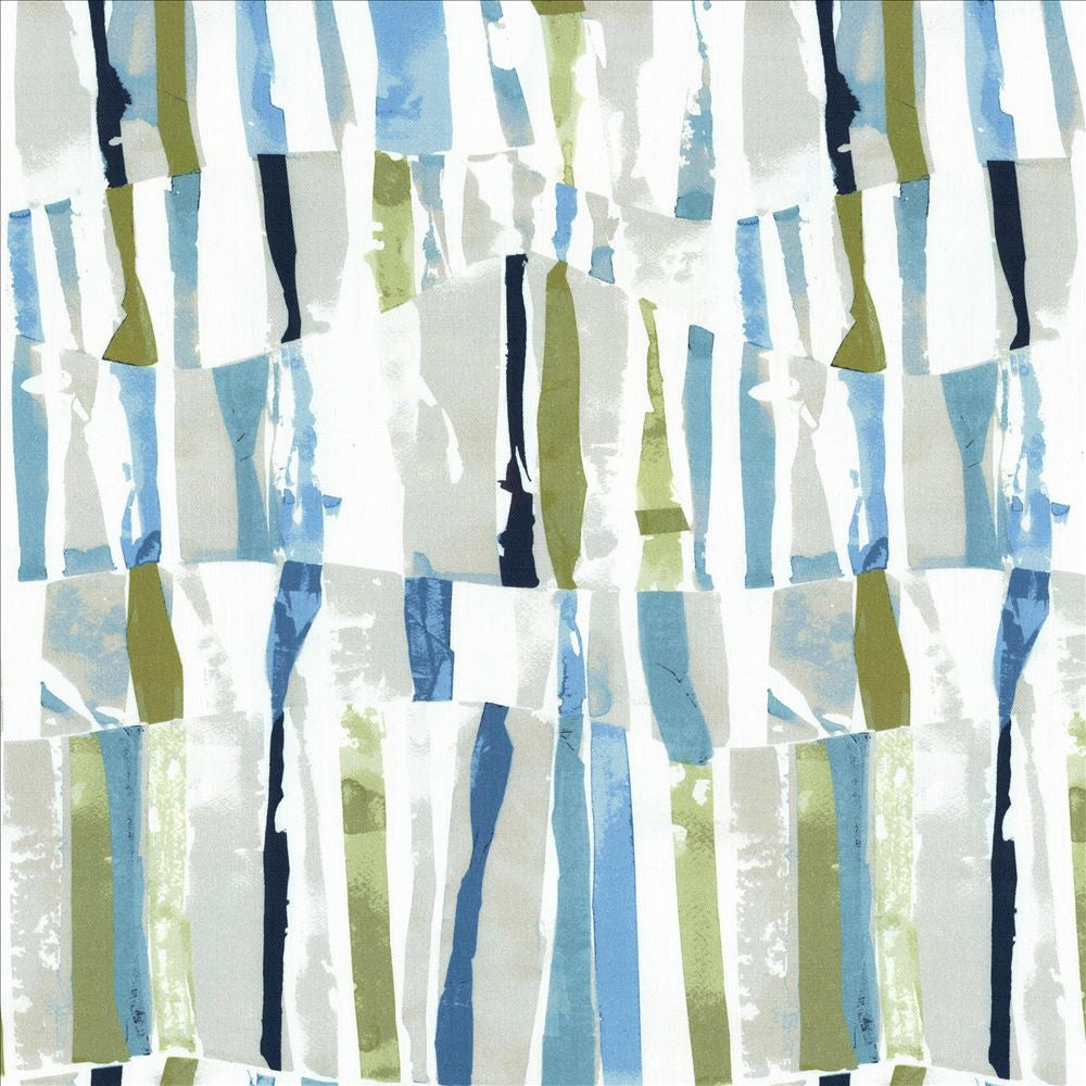 Contempo Stripe Aqua by Kasmir Designer Fabric See sample 100% Cotton
 INDIA 3,000 Wyzenbeek Double Rubs </p><p>Repeat: Horizontal: 13 4/8 inches and Vertical: 25 inches 54 - Swanky Fabrics -