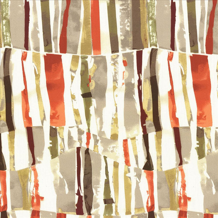 Contempo Stripe Berry by Kasmir Designer Fabric 5079 100% Cotton INDIA 3,000 Wyzenbeek Double Rubs Horizontal: 13 4/8 inches and Vertical: 25 inches 54 - Swanky Fabrics -