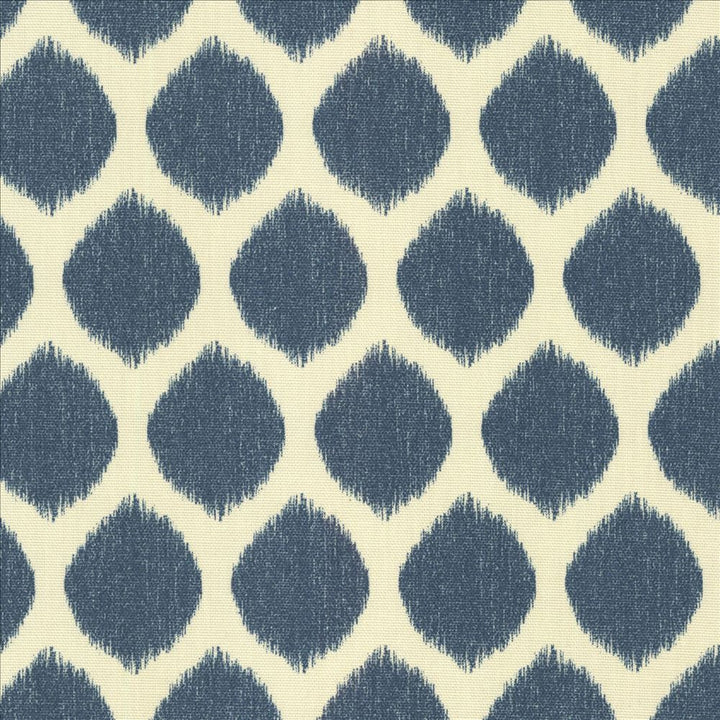 Cool Spot Blue  by Kasmir Designer Fabric 5088 100% Cotton
 UNITED KINGDOM 16,000 Martindale Cycles Horizontal: 2 2/8 inches and Vertical: 4 inches 54  - Swanky Fabrics -