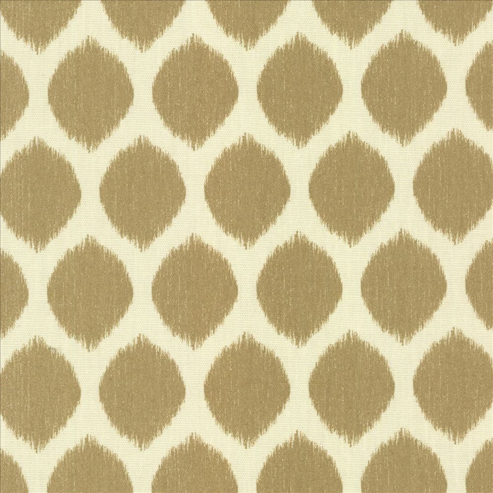 Cool Spot Gold by Kasmir Designer Fabric 5086 100% Cotton
 UNITED KINGDOM </p><p>Repeat: Horizontal: 2 2/8 inches and Vertical: 4 inches 54 - 56 - Swanky Fabrics -