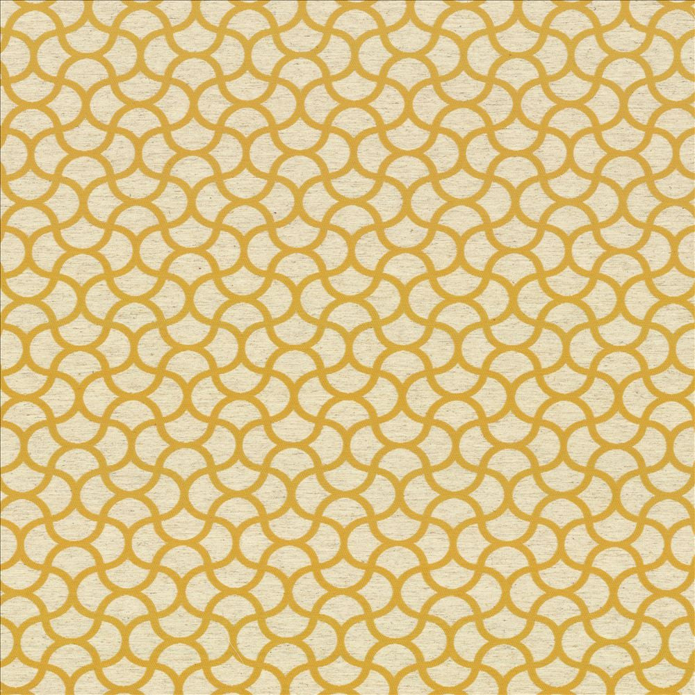 Coolrain Golden  by Kasmir Designer Fabric 1439 82% Polyester
18% Linen
 CHINA 30,000 Wyzenbeek Double Rubs Horizontal: 4 6/8 inches and Vertical: 4 6/8 inches 57  - Swanky Fabrics -