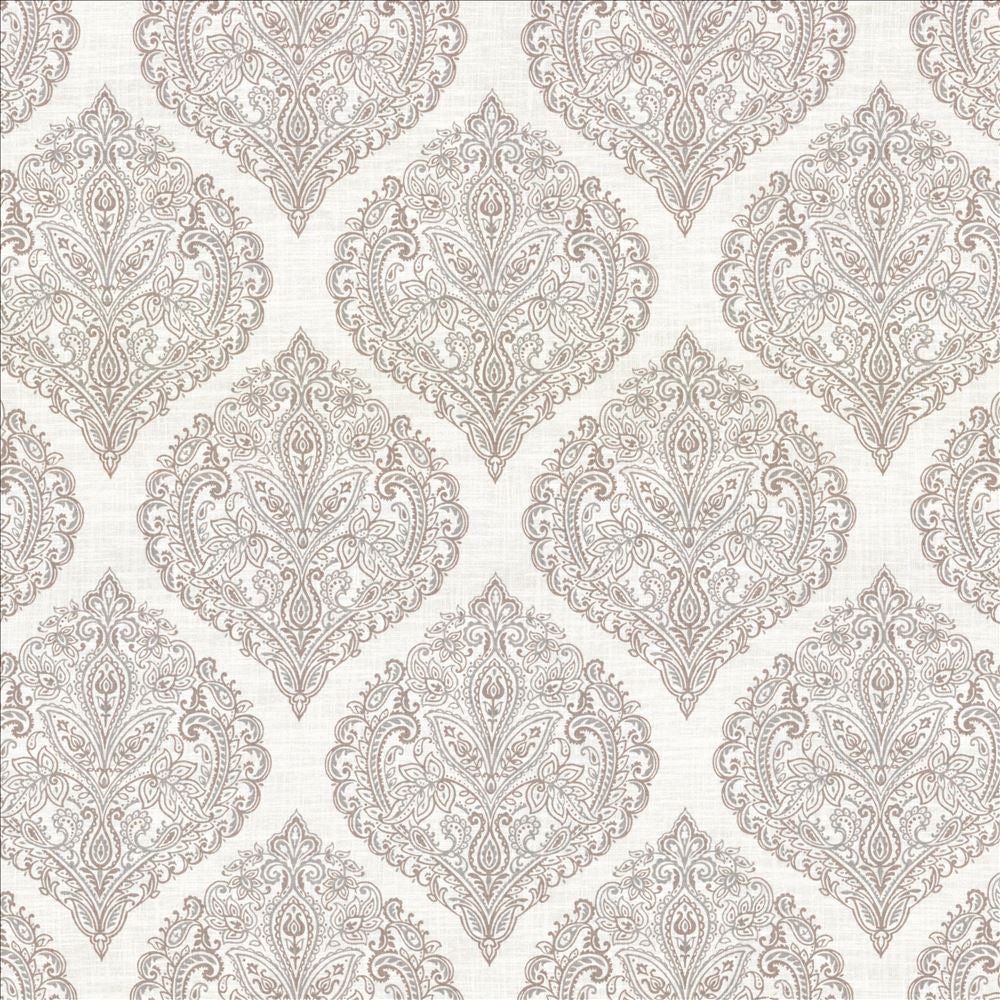 Copa Damask Parchment by Kasmir Designer Fabric See sample 55% Linen
45% Rayon
 CHINA 15,000 Wyzenbeek Double Rubs </p><p>Repeat: Horizontal: 14 3/8 inches and Vertical: 14 5/8 inches 54 - Swanky Fabrics -