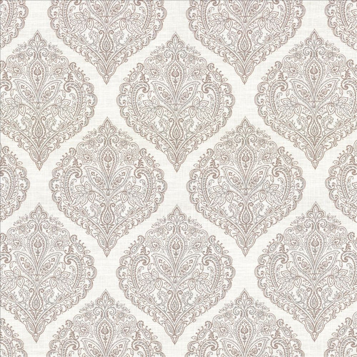 Copa Damask Parchment by Kasmir Designer Fabric 5062 55% Linen
45% Rayon
 CHINA </p><p>Repeat: Horizontal: 14 3/8 inches and Vertical: 14 5/8 inches 54 - 55 - Swanky Fabrics -