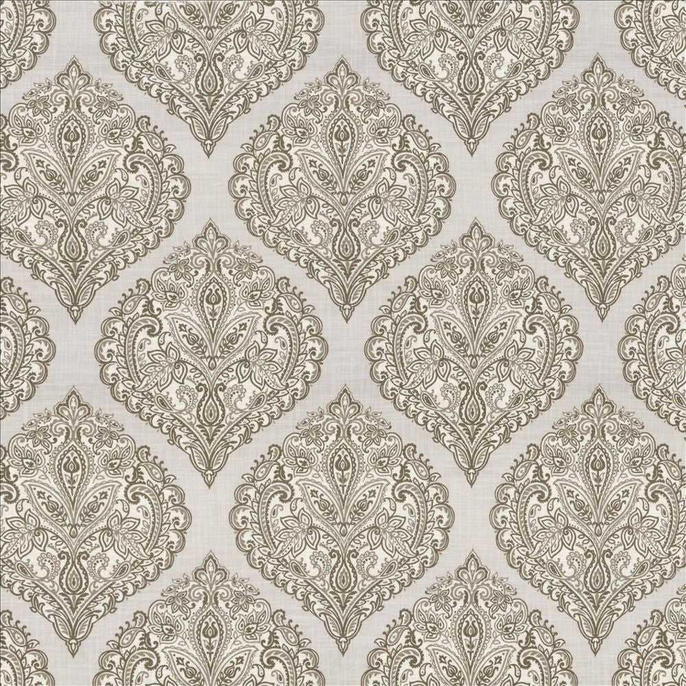 Copa Damask Smoke by Kasmir Designer Fabric 5062 55% Linen
45% Rayon
 CHINA 15,000 Wyzenbeek Double Rubs </p><p>Repeat: Horizontal: 14 3/8 inches and Vertical: 14 5/8 inches 54 - Swanky Fabrics -