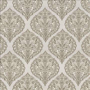 Copa Damask Smoke by Kasmir Designer Fabric