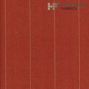Copley Stripe Terracotta by Roth & Tompkins Designer Fabric