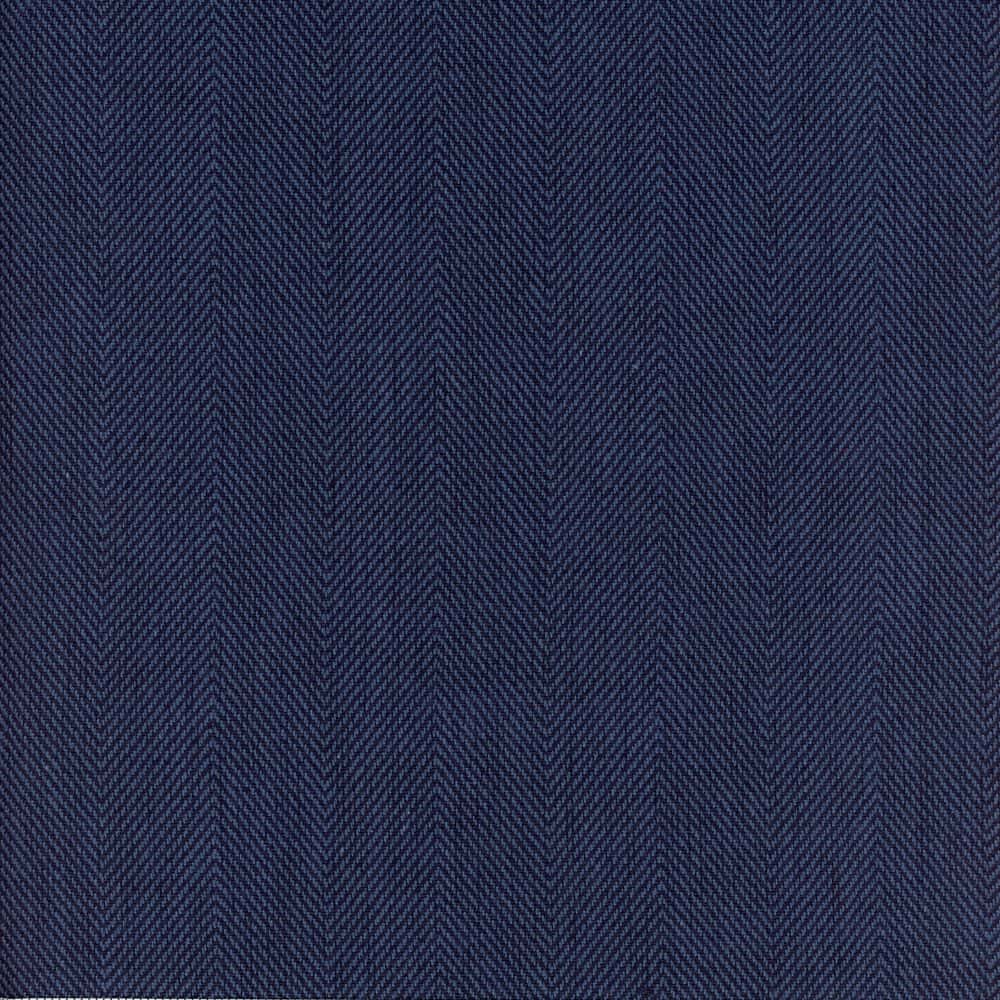 Copley Solid Midnight by Roth & Tompkins Fabric - 100% Cotton - India - 0-15,000 double rubs - H: 1.875" - 54" - Fabric Carolina -