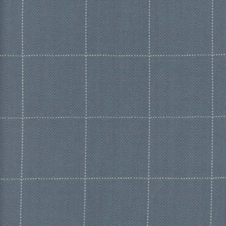 Copley Square Bay Blue by Roth & Tompkins Fabric - 100% Cotton - India - 0-15,000 double rubs - V: 2.3"  H: 2.3" - 54" - Fabric Carolina -