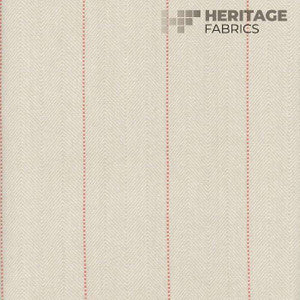 Copley Stripe Chili by Roth & Tompkins Designer Fabric