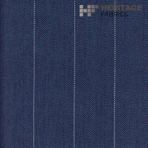 Copley Stripe Cobalt by Roth & Tompkins Designer Fabric