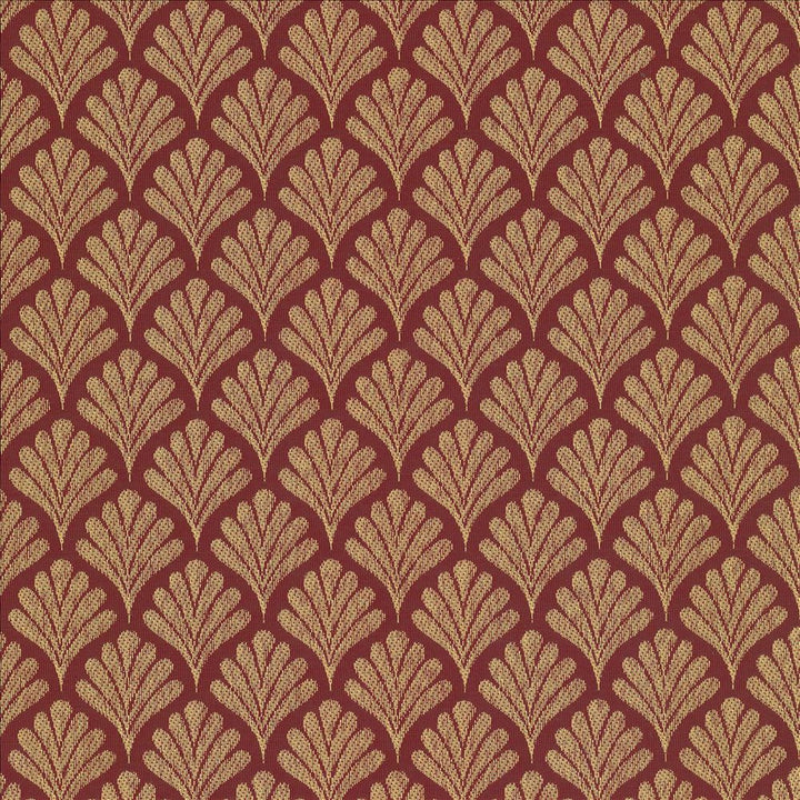 Coquille Red by Kasmir Designer Fabric 5071 100% Polyester
 CHINA 41,000 Wyzenbeek Double Rubs </p><p>Repeat: Horizontal: 2 inches and Vertical: 1 6/8 inches 57 - Swanky Fabrics -