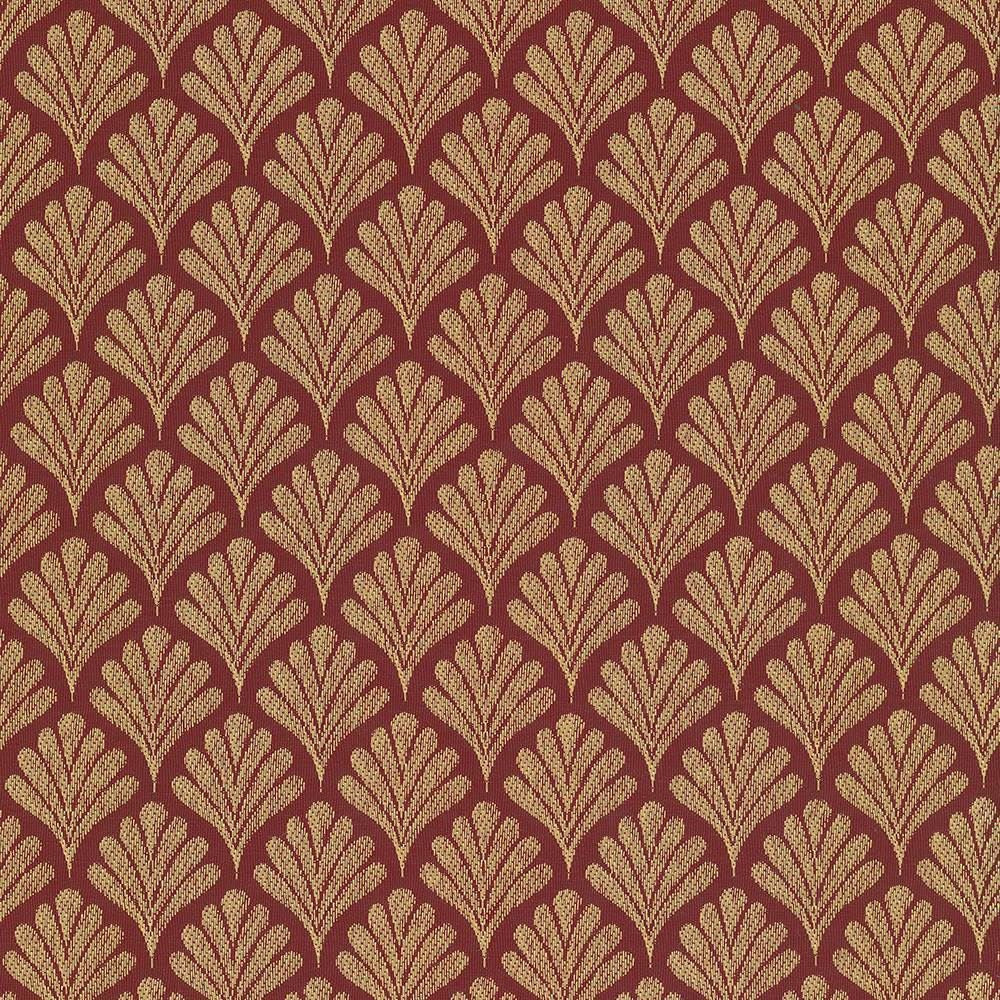Coquille Red by Kasmir Designer Fabric 5071 100% Polyester CHINA 41,000 Wyzenbeek Double Rubs Horizontal: 2 inches and Vertical: 1 6/8 inches 57 - Swanky Fabrics -