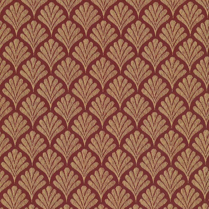 Coquille Red by Kasmir Designer Fabric 5071 100% Polyester
 CHINA </p><p>Repeat: Horizontal: 2 inches and Vertical: 1 6/8 inches 57 - Swanky Fabrics -
