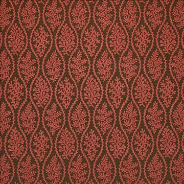 Coral Splendor Clove by Kasmir Designer Fabric 1399 70% Cotton 30% Polyester CHINA 12,000 Wyzenbeek Double Rubs H: 9 4/8 inches, V: 9 7/8 inches 55 - Swanky Fabrics - Kasmir