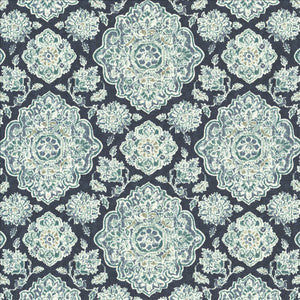 Cowan Court Indigo by Kasmir Designer Fabric
