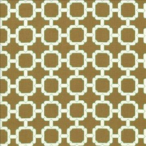 Cozumel Fret Walnut by Kasmir Designer Fabric