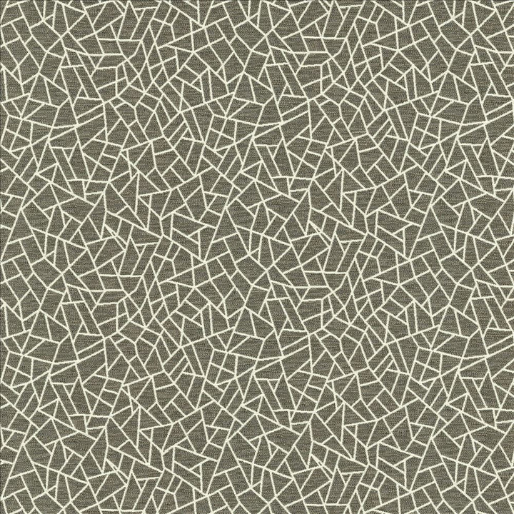 Cracked Glass Pewter by Kasmir Designer Fabric 5144 65% Polyester
35% Cotton
 INDIA </p><p>Repeat: Horizontal: 6 6/8 inches and Vertical: 7 6/8 inches 55 - Swanky Fabrics -