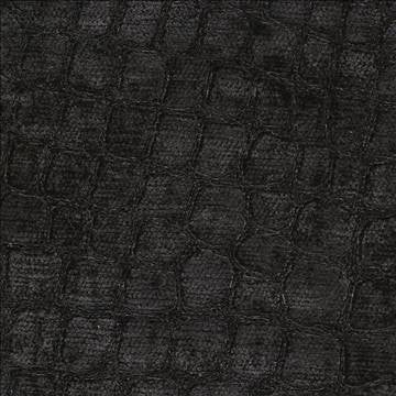 Croc Black by Kasmir Designer Fabric 1422 100% Polyester CHINA 60,000 Wyzenbeek Double Rubs H: 6 6/8 inches, V: 13 6/8 inches 54 - Swanky Fabrics - Kasmir