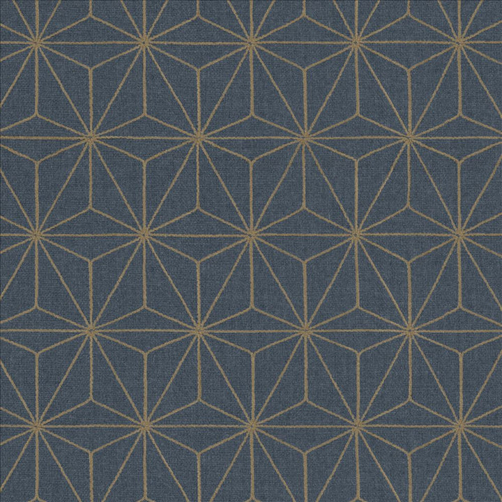 Cubes Navy by Kasmir Designer Fabric 5156 100% Polyester
 INDIA </p><p>Repeat: Horizontal: 3 4/8 inches and Vertical: 6 2/8 inches 54 - Swanky Fabrics -