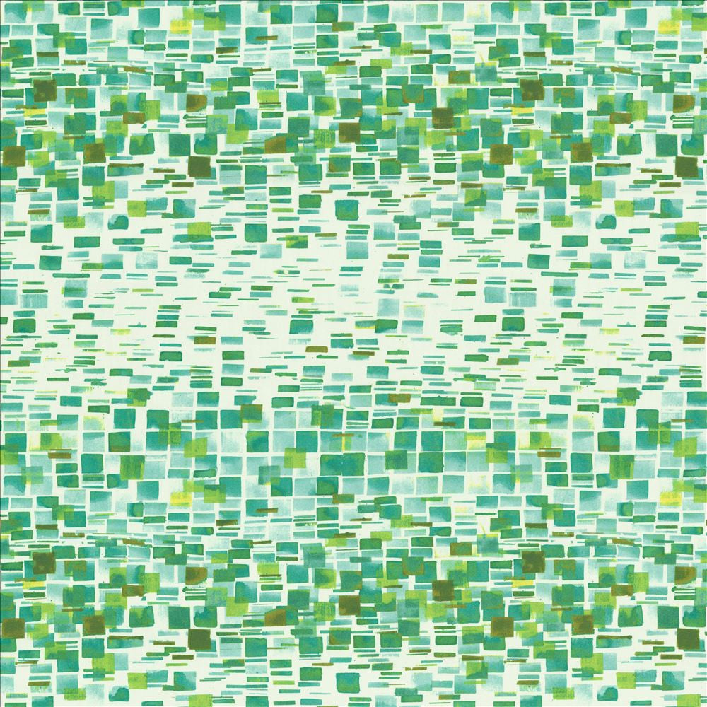 Cubic Green by Kasmir Designer Fabric See sample 100% Cotton
 SPAIN 51,000 Wyzenbeek Double Rubs </p><p>Repeat: Horizontal: 27 inches and Vertical: 27 inches 54 - Swanky Fabrics -