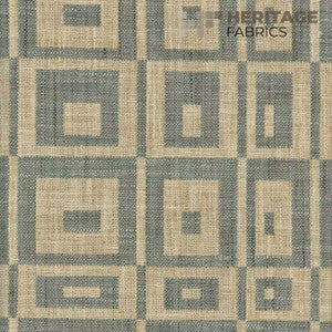 Cubic Aegean by Roth & Tompkins Designer Fabric