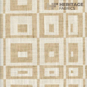 Cubic Whitelinen by Roth & Tompkins Designer Fabric