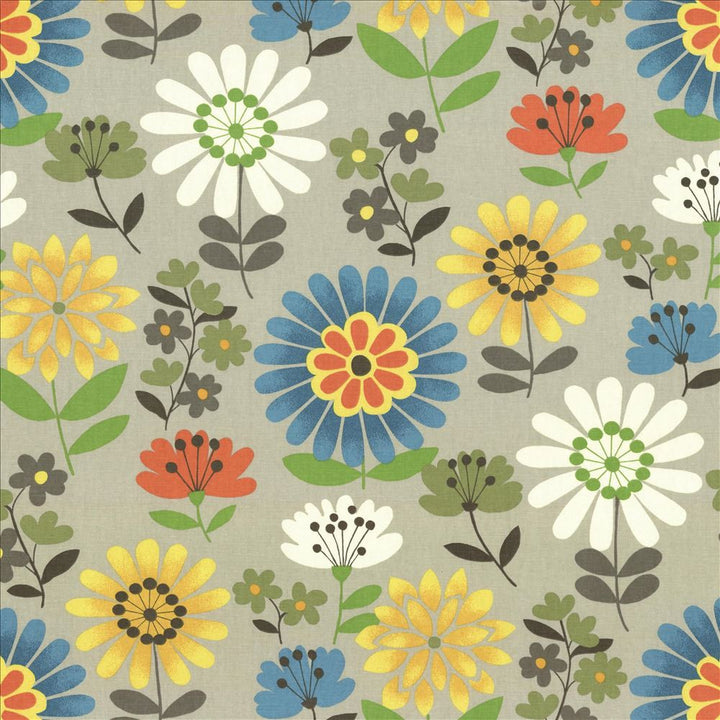 Daisy Daze Clay by Kasmir Designer Fabric See sample 100% Cotton
 TURKMENISTAN 12,000 Wyzenbeek Double Rubs </p><p>Repeat: Horizontal: 27 inches and Vertical: 25 2/8 inches 54 - Swanky Fabrics -