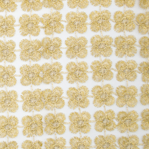 Daphne - Gold by Europatex Designer Fabric Daphne 100% Polyester China See Sample Horizontal: N/A and Vertical: N/A 110.00 inches  - Swanky Fabrics -
