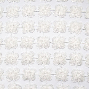 Daphne Pure White by Europatex Designer Fabric