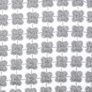 Daphne Silver by Europatex Designer Fabric