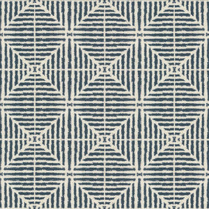Dapper Diamond Navy by Kasmir Designer Fabric