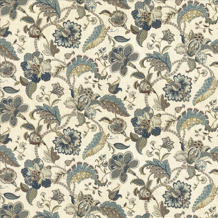 Darby Hill French Blue by Kasmir Designer Fabric 5081 100% Cotton
 USA 15,000 Wyzenbeek Double Rubs </p><p>Repeat: Horizontal: 54 inches and Vertical: 27 inches 54 - Swanky Fabrics -