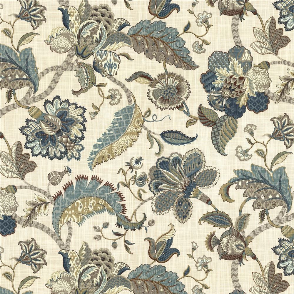 Darby Hill French Blue by Kasmir Designer Fabric See sample 100% Cotton
 USA 15,000 Wyzenbeek Double Rubs </p><p>Repeat: Horizontal: 54 inches and Vertical: 27 inches 54 - Swanky Fabrics -