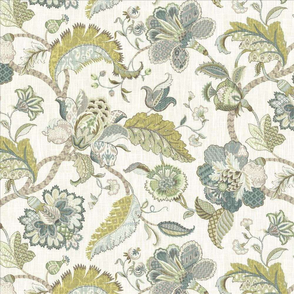 Darby Hill Peacock by Kasmir Designer Fabric See sample 100% Cotton
 USA 15,000 Wyzenbeek Double Rubs </p><p>Repeat: Horizontal: 54 inches and Vertical: 27 inches 54 - Swanky Fabrics -