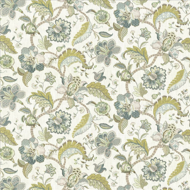 Darby Hill Peacock by Kasmir Designer Fabric 5082 100% Cotton
 USA 15,000 Wyzenbeek Double Rubs </p><p>Repeat: Horizontal: 54 inches and Vertical: 27 inches 54 - Swanky Fabrics -