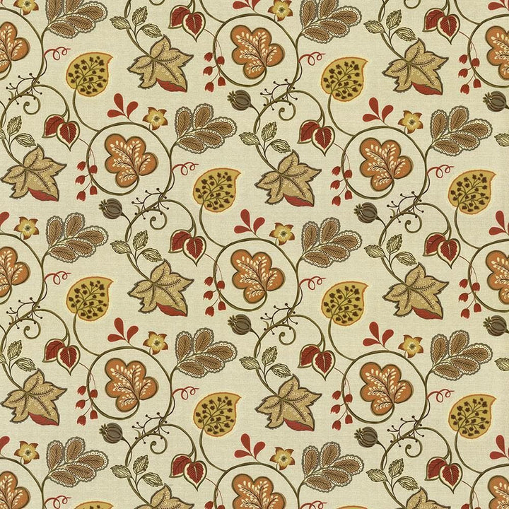 Darjeeling Harvest by Kasmir Designer Fabric 5063 100% Cotton
 PAKISTAN 15,000 Wyzenbeek Double Rubs </p><p>Repeat: Horizontal: 27 inches and Vertical: 25 2/8 inches 54 - Swanky Fabrics -