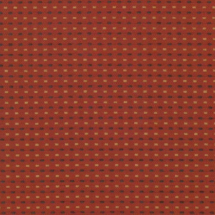 Dash It Paprika by Kasmir Designer Fabric 5070 100% Polyester CHINA 3,000 Wyzenbeek Double Rubs Horizontal: 4/8 inches and Vertical: 4/8 inches 54 - 58 - Swanky Fabrics -