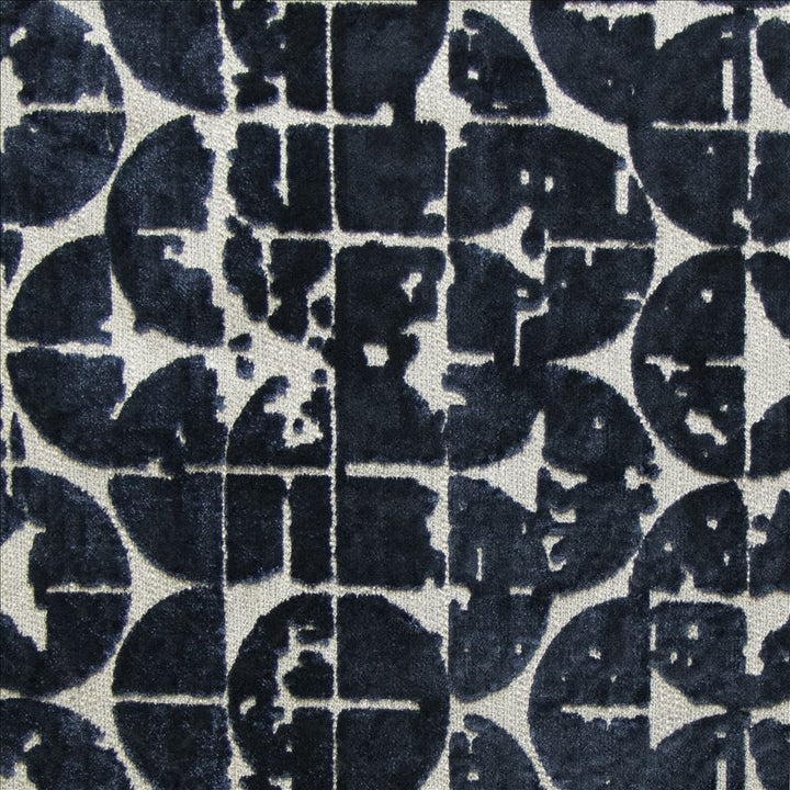 Dashing Navy  by Kasmir Designer Fabric 1474 62% Viscose 32% Polyester 6% Cotton  INDIA  </p><p>Repeat: Horizontal: 14 inches and Vertical: 21 2/8 inches 56  - Swanky Fabrics -