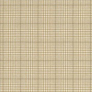 Dashing Plaid Cream by Kasmir Designer Fabric
