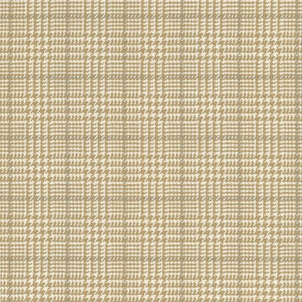 Dashing Plaid Cream by Kasmir Designer Fabric 5066 75% Cotton 25% Acrylic USA 15,000 Wyzenbeek Double Rubs Horizontal: 2 inches and Vertical: 2 inches 54 - 58 - Swanky Fabrics -