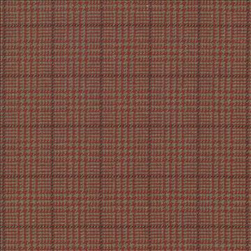 Dashing Plaid Rust by Kasmir Designer Fabric 5070 75% Cotton 25% Acrylic USA 15,000 Wyzenbeek Double Rubs H: 2 inches, V: 2 inches 54 - 58 - Swanky Fabrics - Kasmir