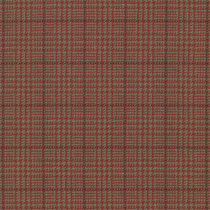 Dashing Plaid Rust by Kasmir Designer Fabric 5070 75% Cotton 25% Acrylic USA 15,000 Wyzenbeek Double Rubs Horizontal: 2 inches and Vertical: 2 inches 54 - 58 - Swanky Fabrics -
