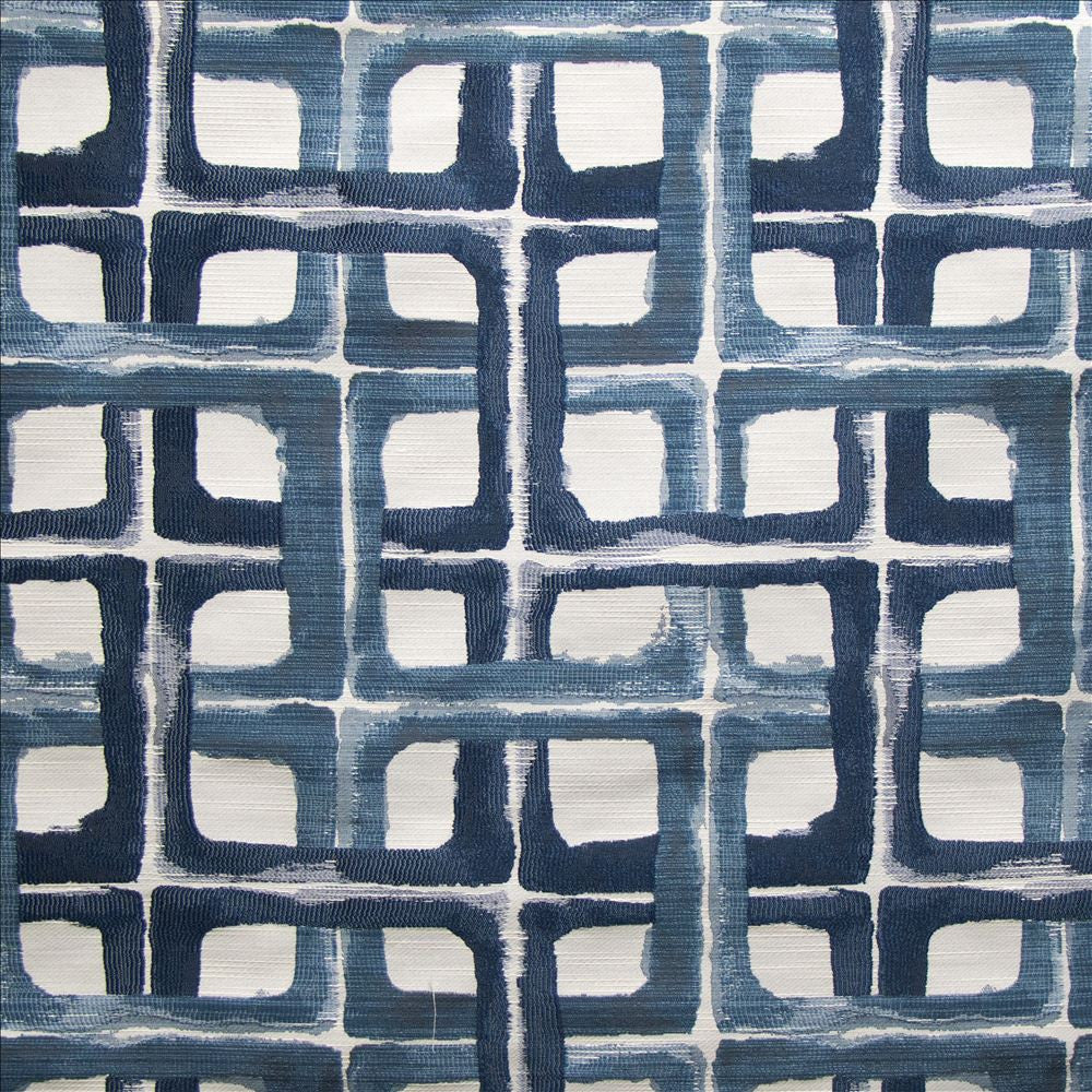 Davoli Indigo  by Kasmir Designer Fabric 1477 100% Polyester  CHINA  </p><p>Repeat: Horizontal: 14 7/8 inches and Vertical: 13 7/8 inches 59  - Swanky Fabrics -