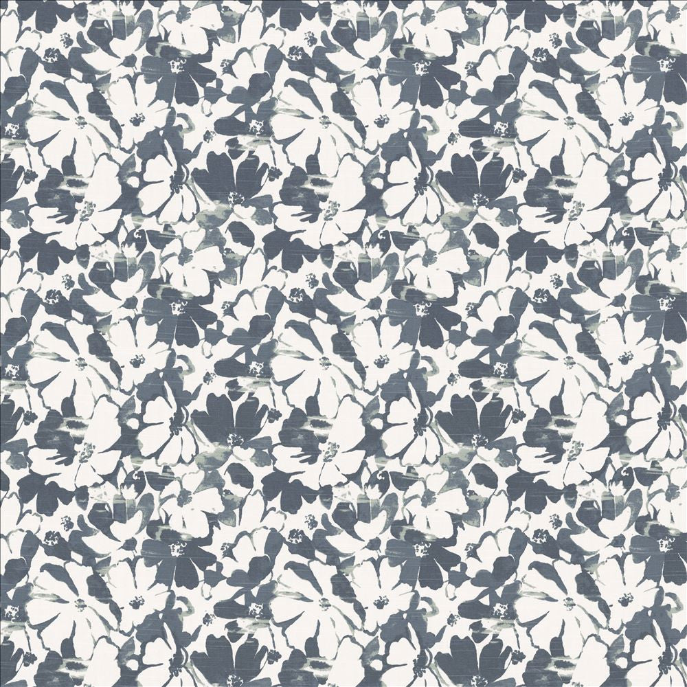 Dayflower Blue Water by Kasmir Designer Fabric 1467 100% Cotton
 USA 51,000 Wyzenbeek Double Rubs </p><p>Repeat: Horizontal: 13 3/8 inches and Vertical: 13 3/8 inches 54 - Swanky Fabrics -