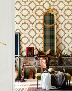 Mind The Gap Wallpaper DECORATIVE HARNESS Taupe Wallpaper (WP30105)