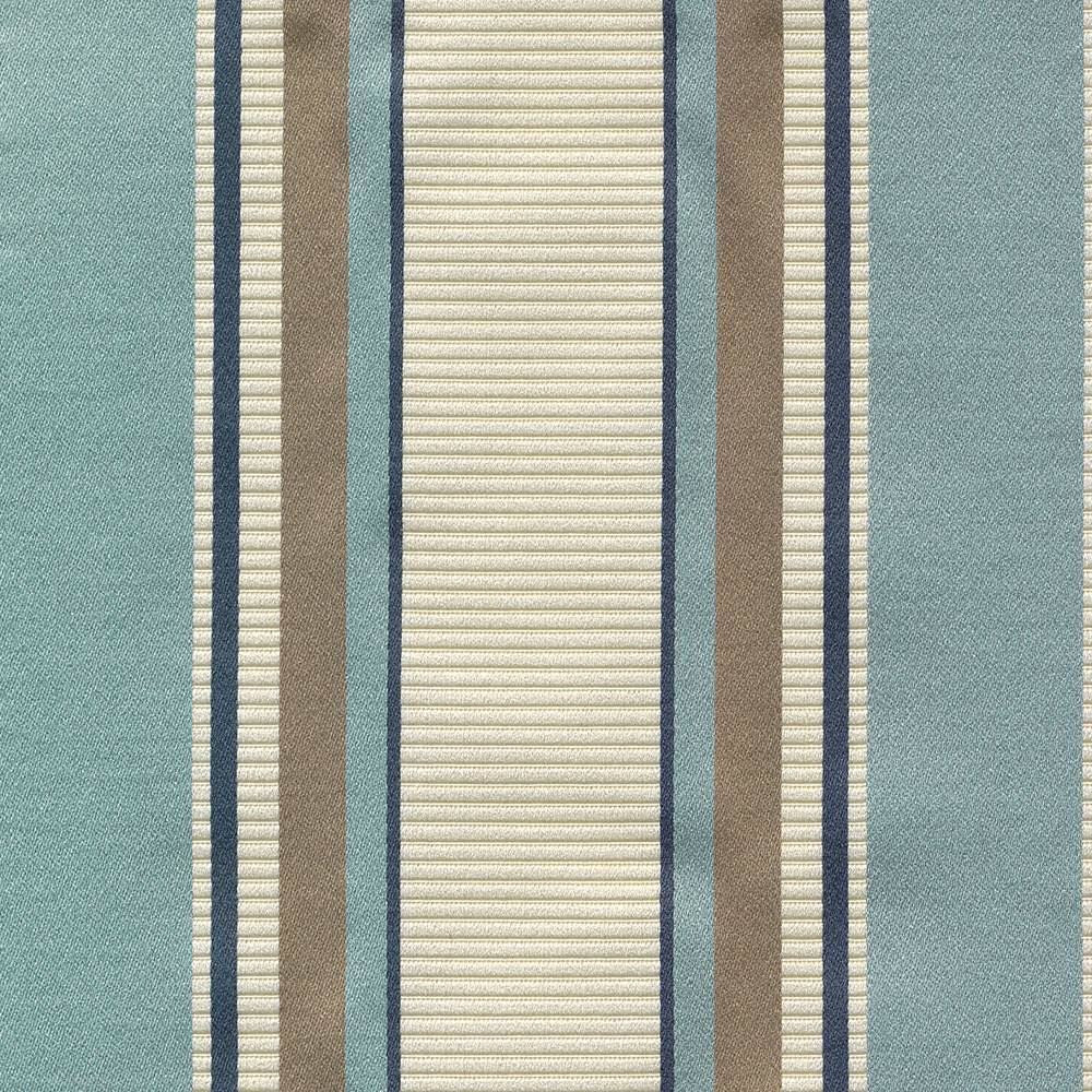 Delano Stripe Lagoon by Kasmir Designer Fabric 1421 61% Cotton
39% Polyester
 INDIA </p><p>Repeat: Horizontal: 3 7/8 inches and Vertical: N/A 54 - 55 - Swanky Fabrics -